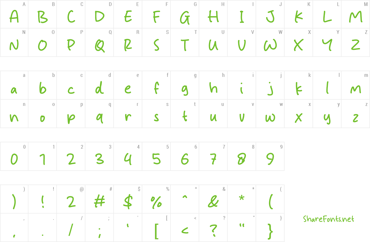 Font Snowy Delight preview